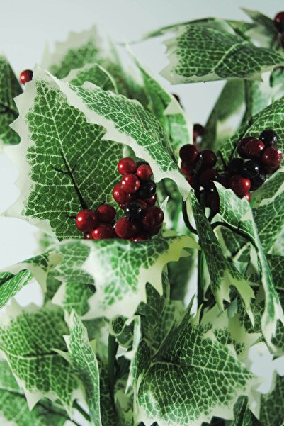 Lilac Home Yapay Çiçek Ökse Otu Yapraklı Kokina Demeti