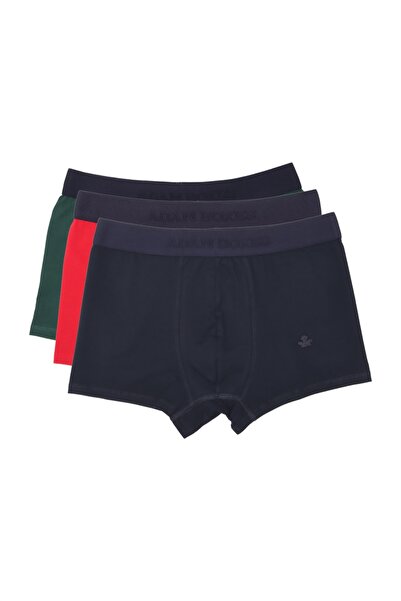 ADAM BOXES Boxer Trunk Neo-gracia 3 Pack - Navy, Dark Green, Red