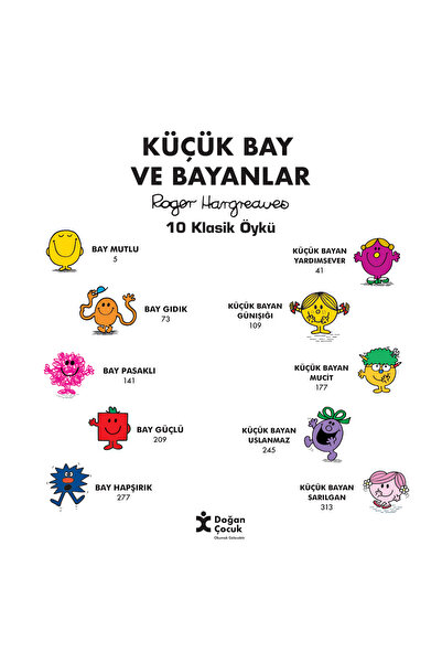 Doğan Çocuk Küçük Bay Ve Bayanlar Tek Cilt Özel Baskı (Ciltli)