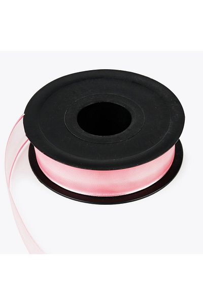 YENİ HEDİYELİK DÜNYAM Κορδέλα σιφόν 2,5cm-20mt-ροζ