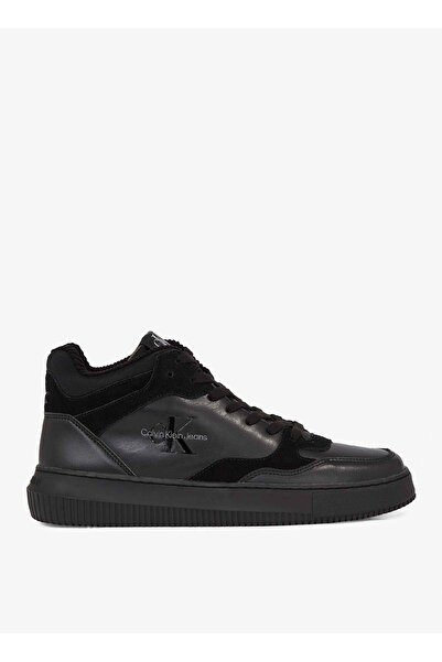 Calvin Klein Siyah Erkek Sneaker CHUNKY MID CUPSOLE COUI LTH MIX