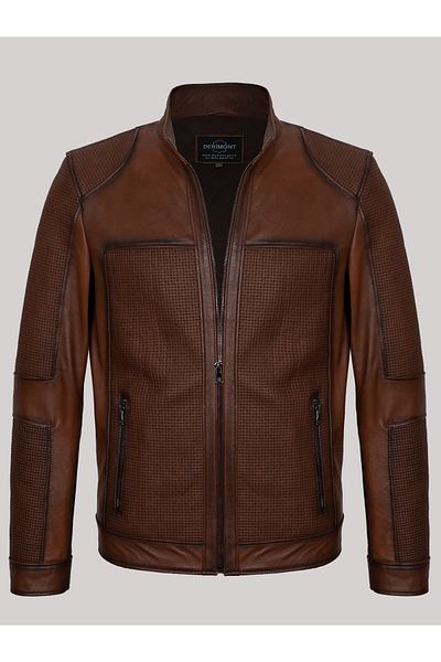 Derimont's Men's Leather Coat-EM02042