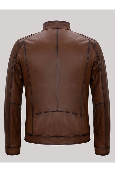 Derimont's Men's Leather Coat-EM02025