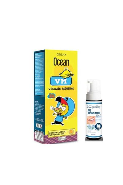 Ocean Orzax Ocean Vitamin Mineral - Orange Flavored 150ml - Teeth Whitening Foam