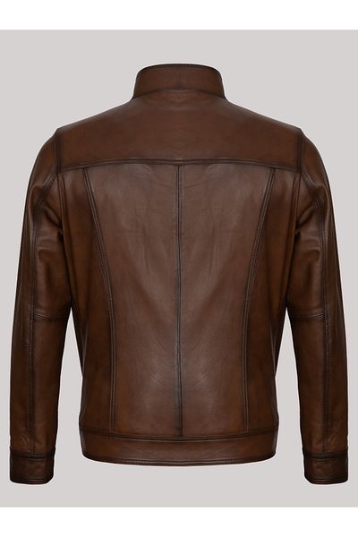 Derimont's Men's Leather Coat-EM02037
