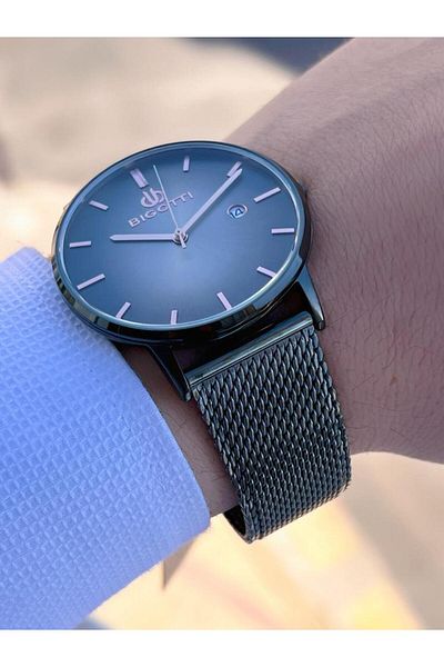 Bigotti EBG.1.10120.5 Bigotti Steel Cord 5 ATM Waterproof Men's Wristwatch