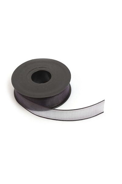 Aker Hediyelik Μαύρη Κορδέλα Σιφόν 2,5cm 20m