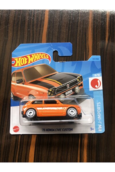 HOT WHEELS HONDA CIVIC TURUNCU CUSTOM KOLEKSİYONLUK NADİR BULUNANLARDAN