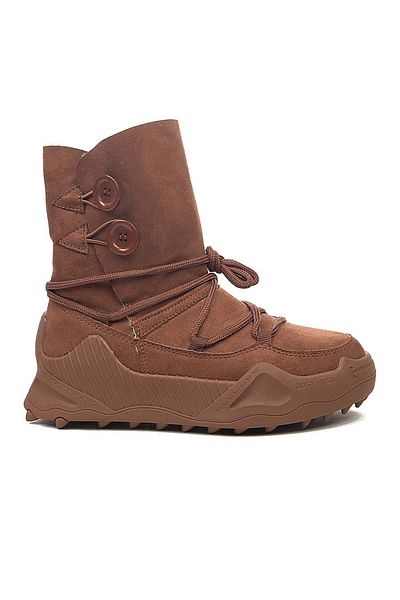 MELAMS Γυναικείες μπότες χιονιού Fully Furry Thermal Suede