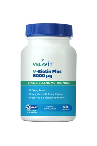 Velavit V-Biotin 5000 Mg 60 Tablets