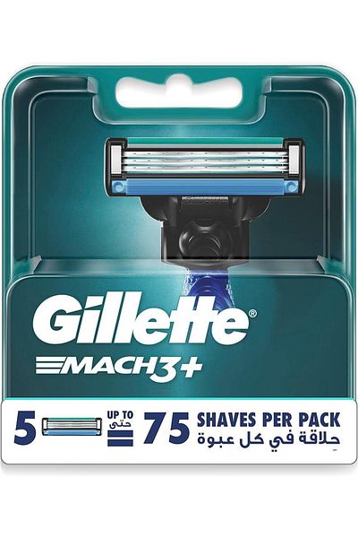 Gillette Mach3+ Shaving Razor Set of 5