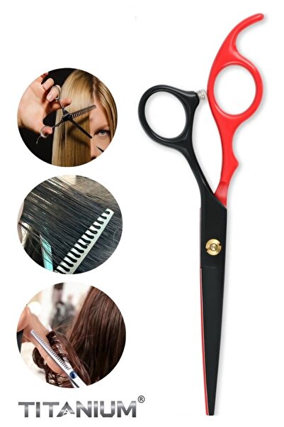 xolo Red Dragon Düz Uçlu Saç Kesim Makası Kuaför Berber Profesyonel