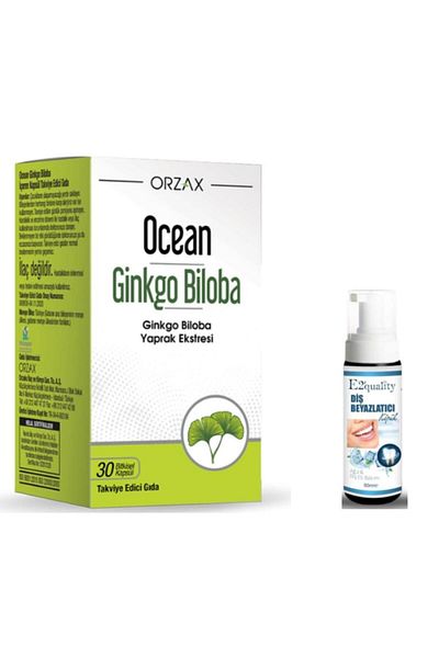 Ocean Orzax Ocean Liposomal Quercetin - 100mg 60 Capsules Teeth Whitening Foam Gift