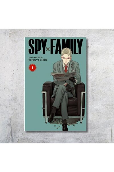 Hediye Vakti Anime Spy X Family - Loid Forger Poster-Çerçevesiz