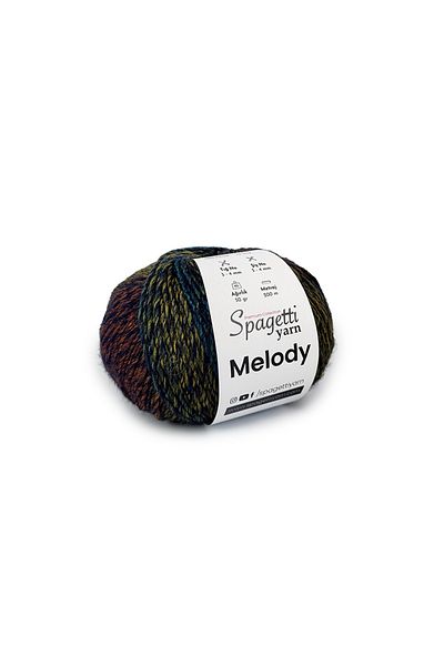 Spagettiyarn Πλεκτό νήμα Melody Ebruli