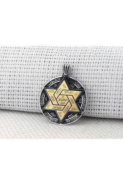 Takıhan Hz Süleyman Mührü 925 Ayar Gümüş Kolye Ucu