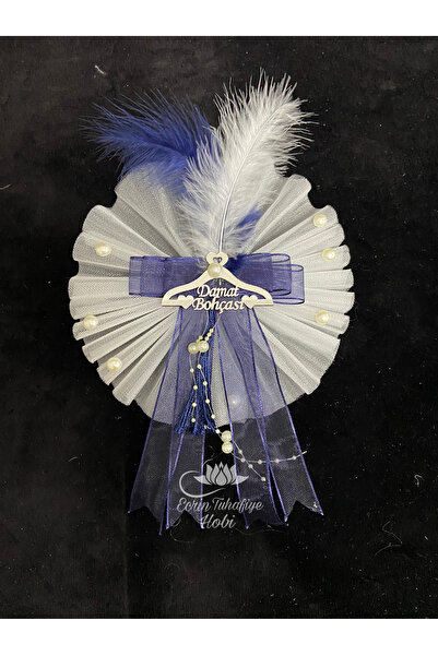 ecrin tuhafiye hobi Damat Bohça Süsü, Çeyiz, Düğün, Söz, Nişan Süsü 1 Adet