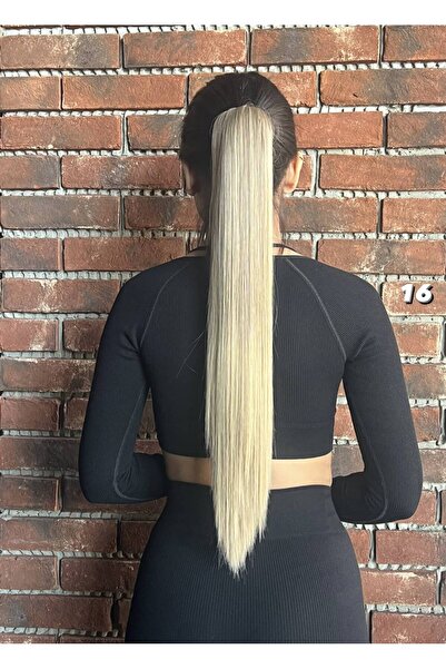 Suzan Peruk Tokalı Düz At Kuyruğu -KÜLLÜ KUMRAL