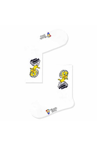Vitamin Çorap Αθλητικές κάλτσες Tweety White