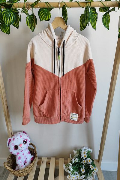 DFN POLAR HOODED ZIPPERED TRACKSUIT TOP