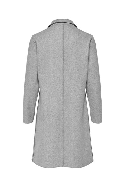 ONLY 15213300 Only Onlcarrıe Bonded Coat Otw Noos Damenmantel Hellgrau Melange