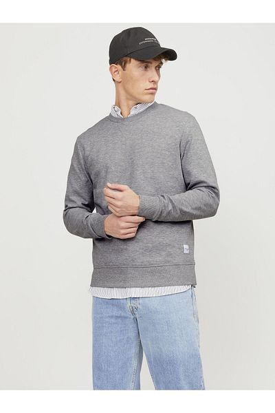 Jack & Jones Sweatshirt mit Rundhalsausschnitt
