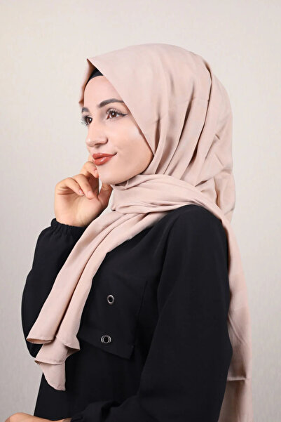 Blue Trend شال حريري من الكشمير بلون سادة من قماش الجاكار - نمط-01