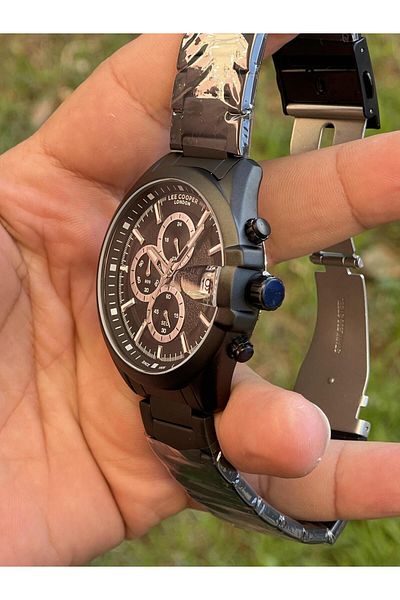 Lee Cooper steel men's calendar water-resistant men's wristwatch LCR.LMG.07455