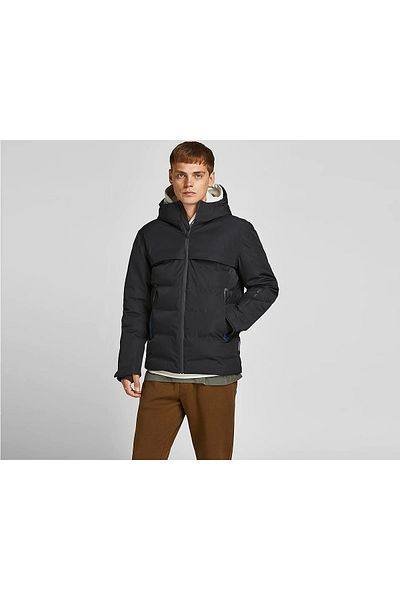 Jack & Jones Jack&jones 12225287   Ανδρικό Παλτό - Μαύρο