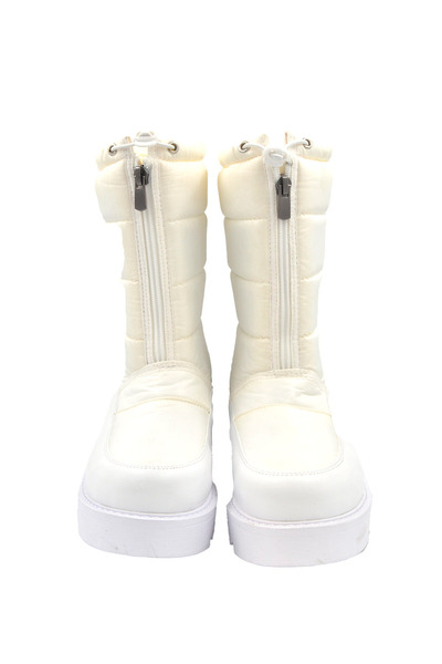 Gessi Kadın Beyaz El Yapımı, Günlük, Rahat Kar Botu