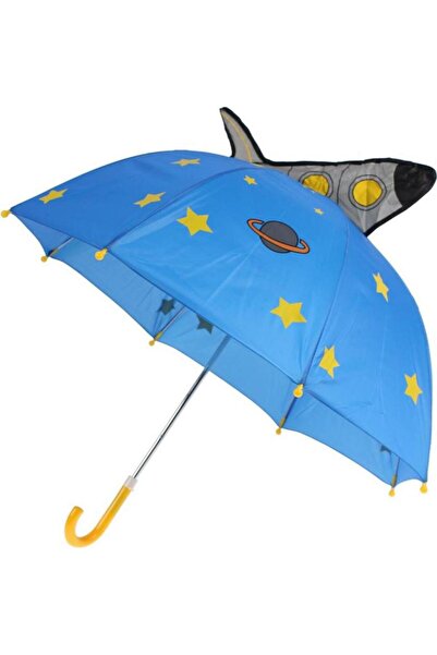DZC KUZENLER AVM UZAY ROKET KARAKTERLİ FİGÜRLÜ KIZ ERKEK ÇOCUK ŞEMSİYE HEDİYE...