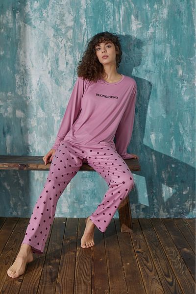 Vuntal BUTİK Milan Set Bottom Printed Buongıor No 50902-3