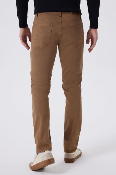 Lee Cooper Ανδρικό υφαντό παντελόνι Jagger καφέ