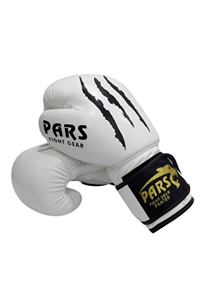 Pars Panther Boxing Kick Boxing Muay Thai Gloves White