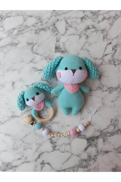 Zey's Amigurumi Amigurumi Örgü Oyuncak Köpüş Yenidoğan 3’LÜ SET