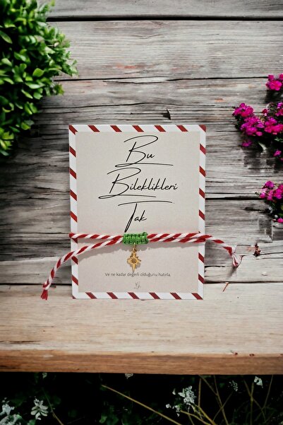 Goldesing سوار الحظ، حبل أبيض أحمر، سوار الحظ نورث ستار Marteniçka