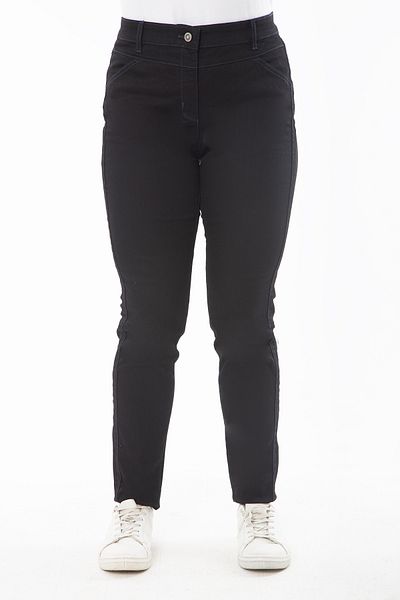 Şans Tekstil WOMEN'S BLACK LYCRA 5 POCKET SKINNY JEANS 26A37277