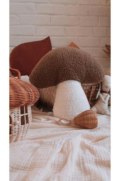 BabyCa Διακοσμητικό μαξιλάρι μανιτάρι Teddy (40 cm με εσωτερική γέμιση)