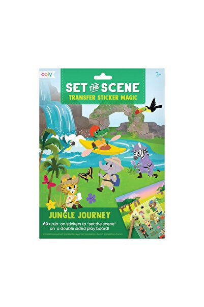 Ooly Set The Scene Transfer Çıkartma Seti - Jungle Journey