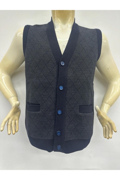 ıntern kazak BAKLAVA DESEN SÜVETER