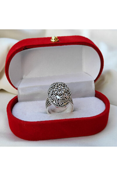 Sahra Gümüş Mardin Yöresel İşlemeli Telkari Gümüş Üçlü Set