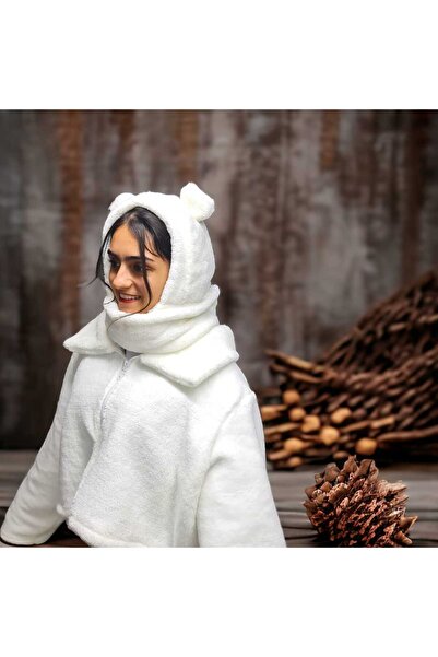 BEBEĞİME ÇORAP 10-14 років Плюшевий шарф-шапка Welsoft Polar