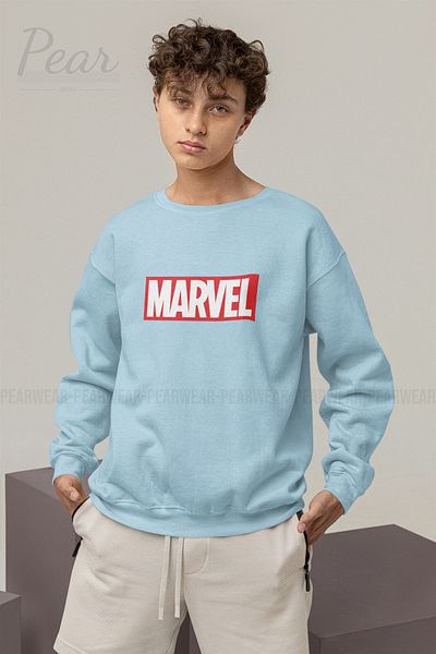 Pear Wear Ανδρικό φούτερ με στάμπα MARVEL