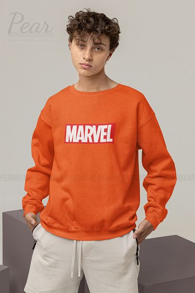 Pear Wear Мъжки суитшърт с принт MARVEL