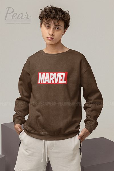Pear Wear Мъжки суитшърт с принт MARVEL