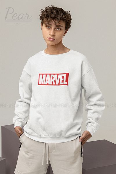 Pear Wear Ανδρικό φούτερ με στάμπα MARVEL