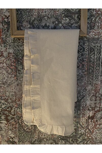 White Alamode Fırfırlı Runner 40x160cm