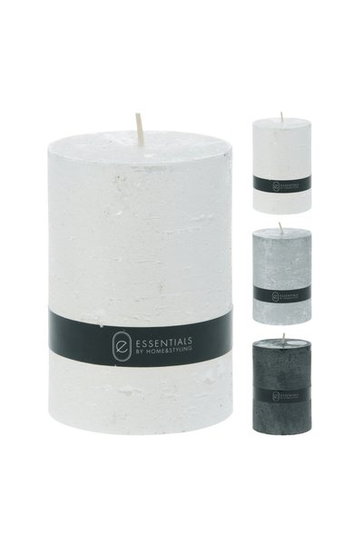 BOYNER EVDE Mum CANDLE PILLAR 7X10CM 3ASS CLR