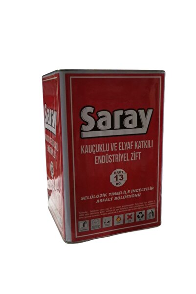Renyap Saray Kauçuklu Elyaflı İzolasyon Zifti Asfalt Solüsyonu 13 Kg