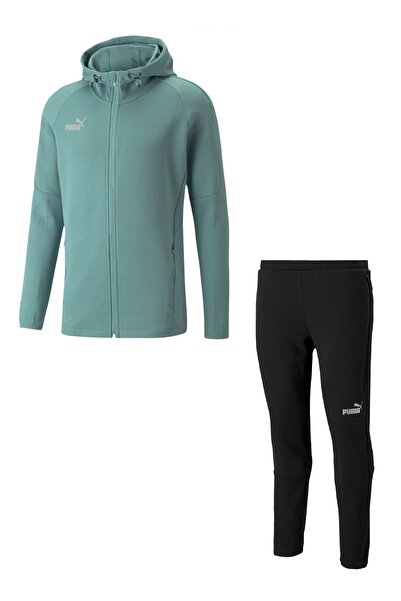 Puma 657383 طقم رياضي كاجوال من Teamfinal باللون الأزرق والأسود